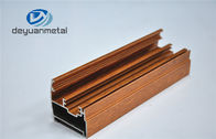 L'aluminium en bois léger de grain profile des systèmes avec le soufflage d'électrophorèse/sable