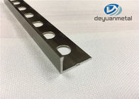 Équilibre rond en aluminium de tuile de bord perforé par trou, équilibre d'aluminium de tapis de 1.0mm