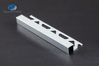 Longueur en aluminium du bord 8mm 2.5m de place de Chrome d'équilibre de tuile d'OEM 6063