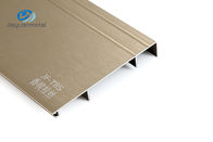 Le plancher en aluminium Treament extérieur de bordage du panneau de bordage T5 6063 a balayé la couleur noire lumineuse