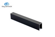 Équilibre en U en aluminium de la tuile 6063 pour la couleur de noir de décoration de plancher ou de mur