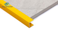 couleur en aluminium d'or de traitement d'électrophorèse de profils de la Manche de longueur de 2.4m pour la décoration de plancher de mur