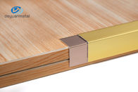 Angle à l'équilibre L type couleur en aluminium d'or de l'épaisseur T5 T6 du profil 0.8-1.5mm