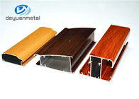 Profils en aluminium de couleur de grain en bois différent de ménage longtemps utilisant la vie