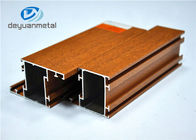 Extrusion en aluminium de grain en bois de couleur de nature/systèmes de encadrement extrusion en aluminium