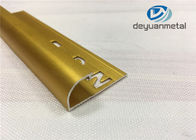 L'équilibre en aluminium durable de bord du tapis ISO9001 profile les accessoires de plancher de 1.0mm