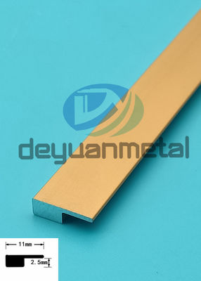 bandes de transition en aluminium de profils de la largeur 6063 T de 11mm