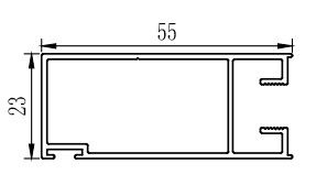 Aluminium Afrique du Sud Profiles de fenêtre coulissante en poudre Couche noire Blanc