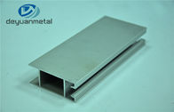 Longueur adaptée aux besoins du client par profil en aluminium de anodisation de porte de l'argent T5 standard