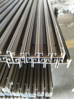 Extrusions de fenêtres coulissantes en aluminium Profiles revêtement en poudre Bronze Afrique du Sud