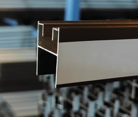Afrique du Sud Profiles d'extrusion pour fenêtres de patio en aluminium revêtement en poudre 6063