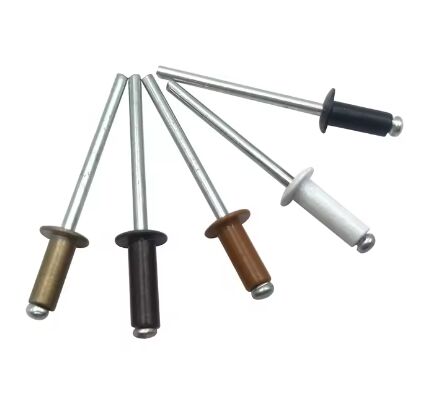 Vente en gros de rivets à tête ronde et plate en aluminium à clignotants 4,8*20 mm